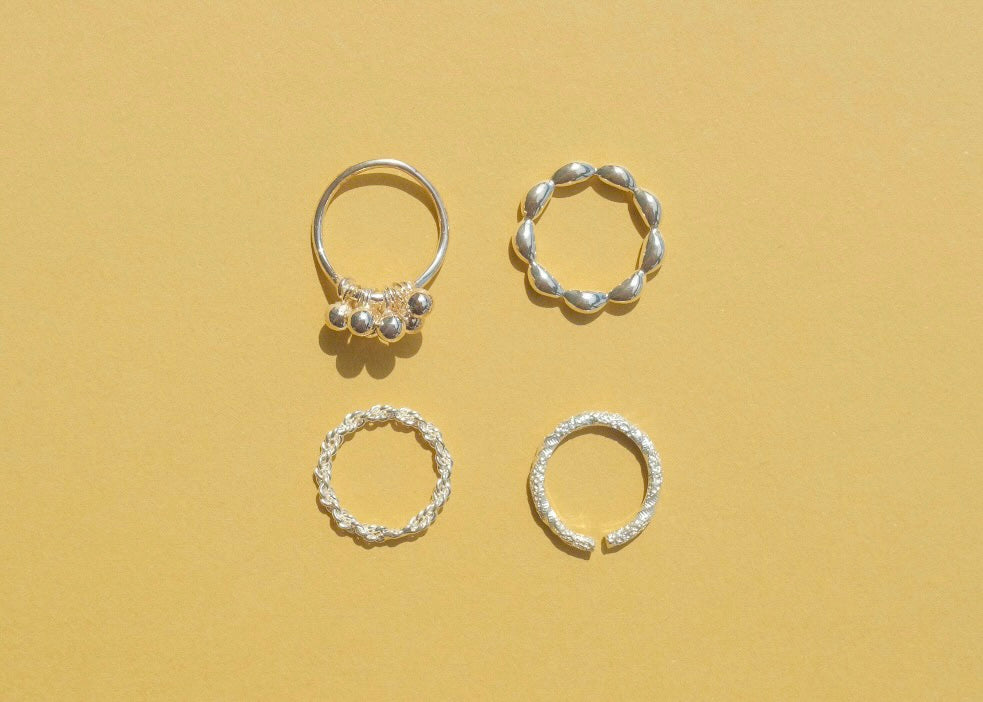 アクセサリーのサイズについて