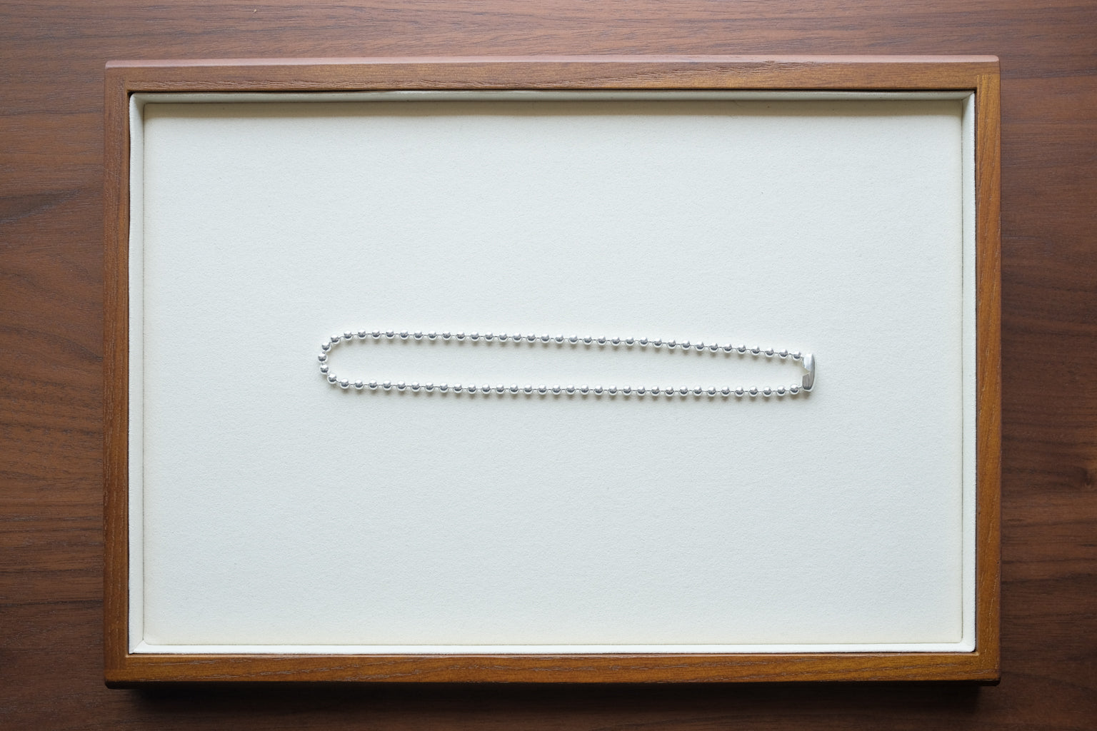 CONNECTOR BALL CHAIN NECKLACE