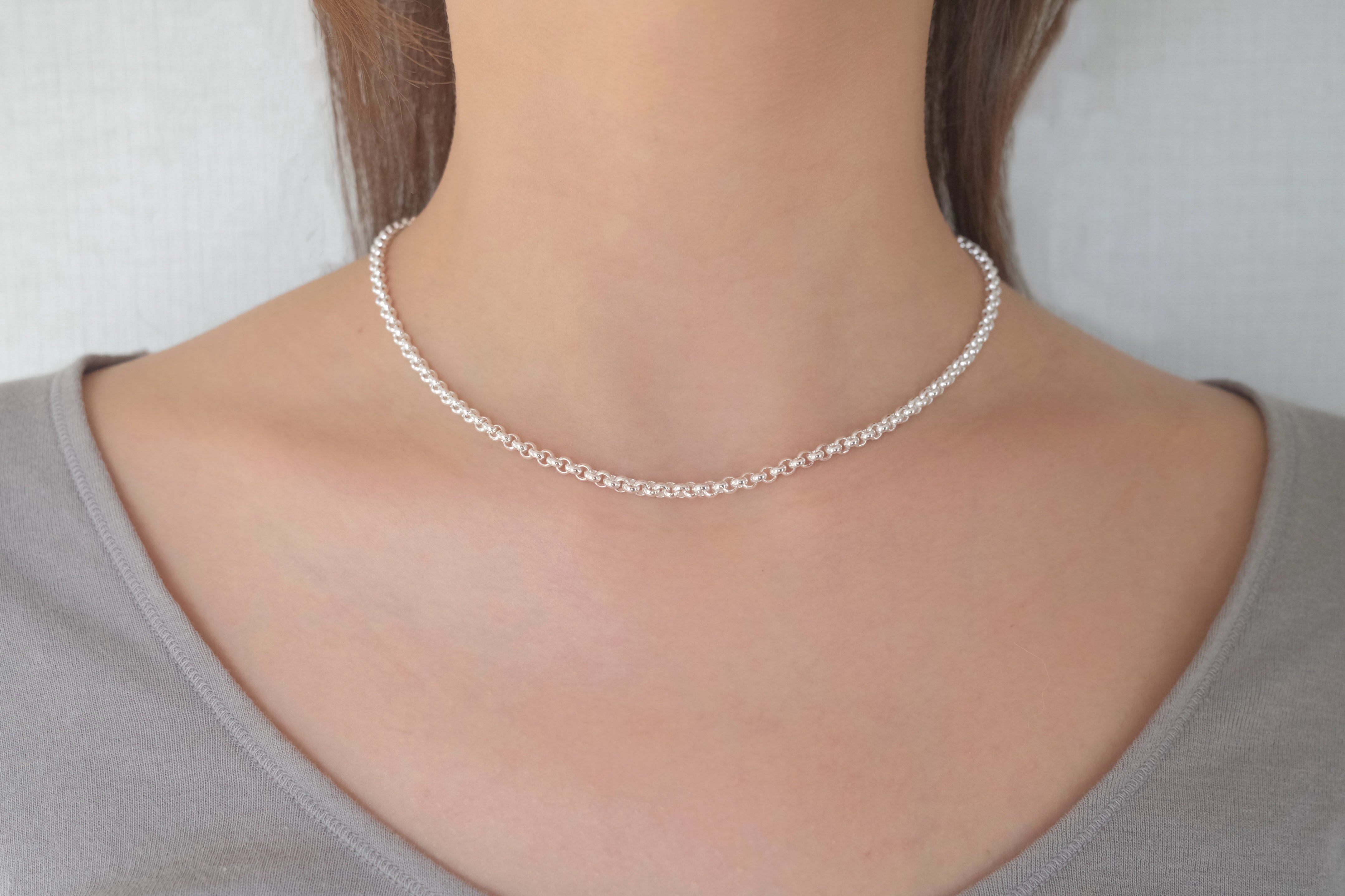 HIGH DOME CHAIN NECKLACE｜シルバー925 ネックレス 日本製 - 101