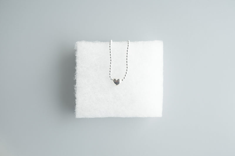 HOLIDAY HEART CHARM NECKLACE S シルバー925 ネックレス 日本製