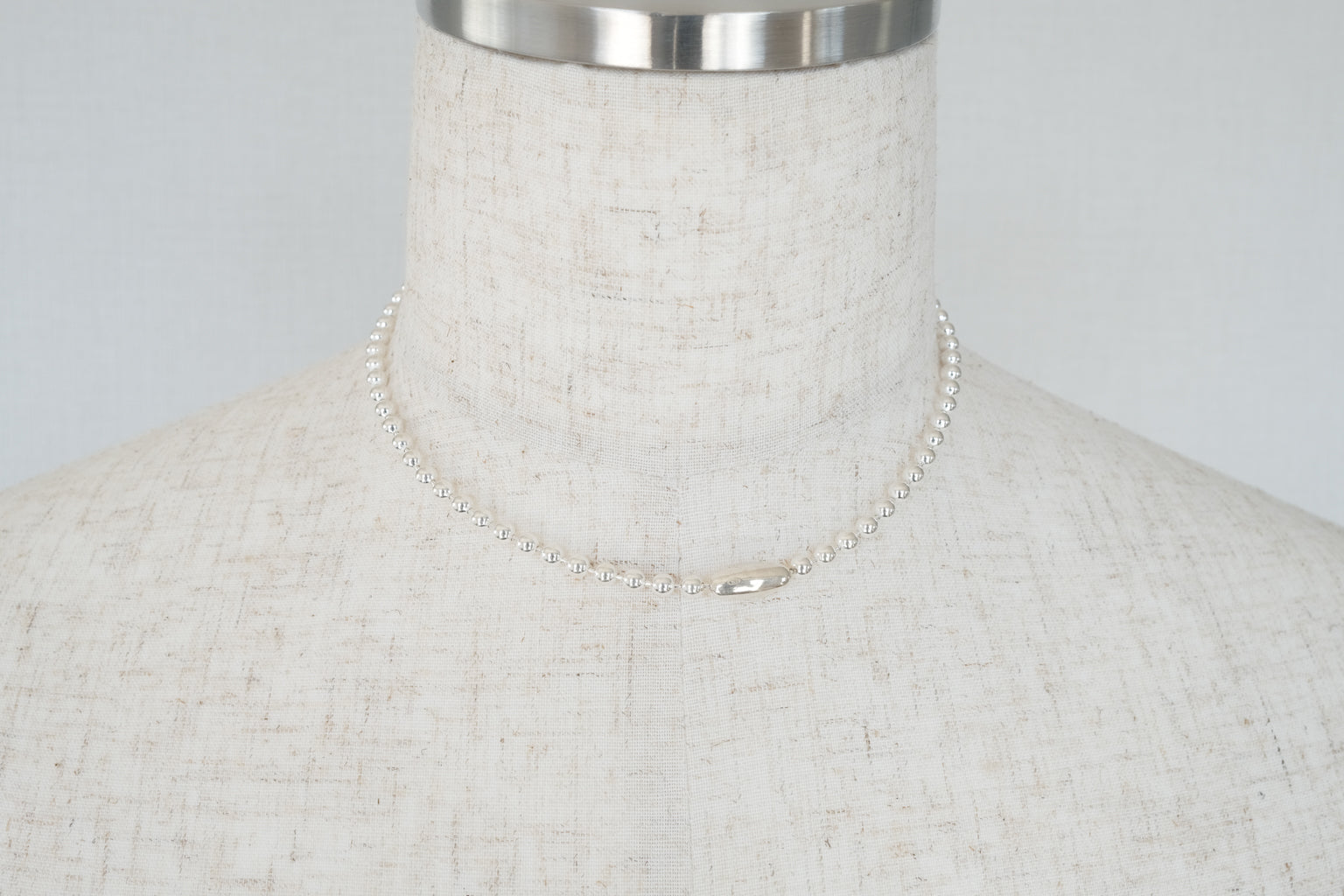 CONNECTOR BALL CHAIN NECKLACE