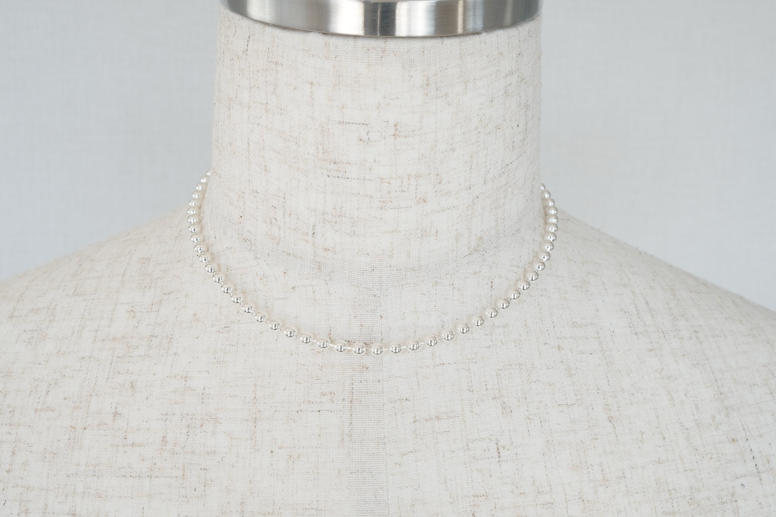 CONNECTOR BALL CHAIN NECKLACE