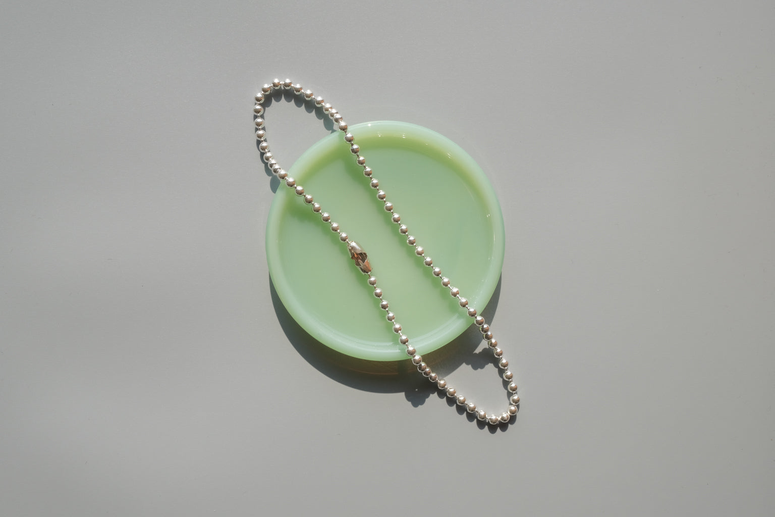CONNECTOR BALL CHAIN NECKLACE